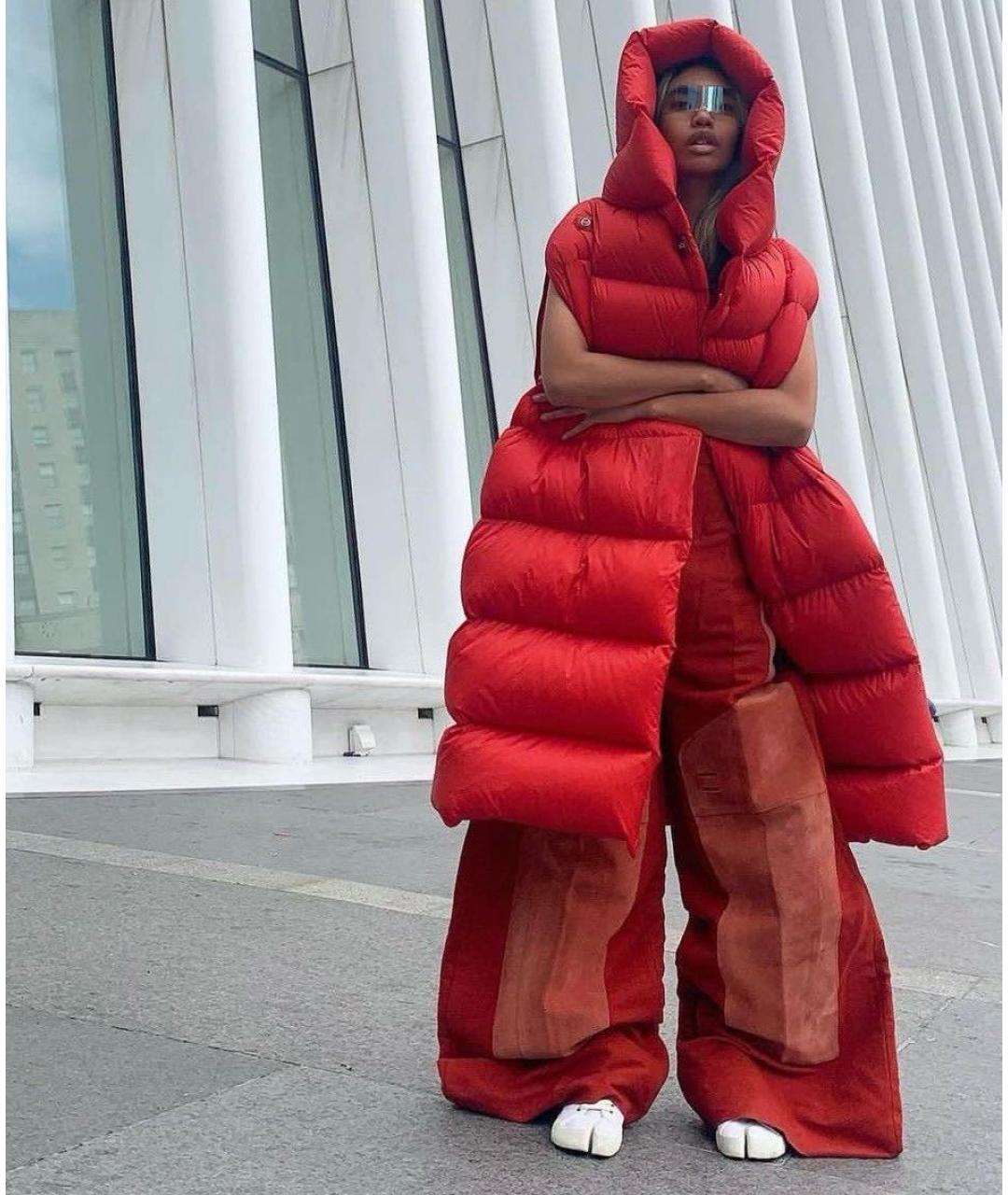 RICK OWENS Красный жилет, фото 8