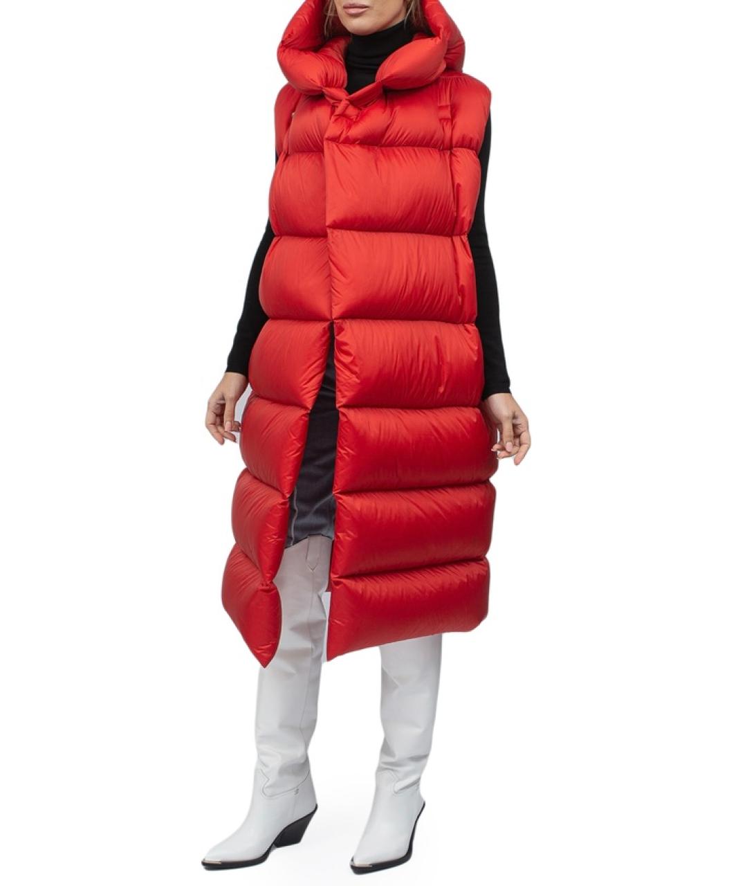 RICK OWENS Красный жилет, фото 2