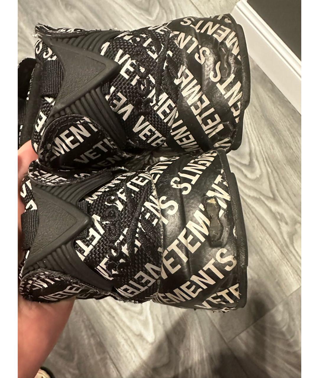 VETEMENTS Черные кроссовки, фото 4