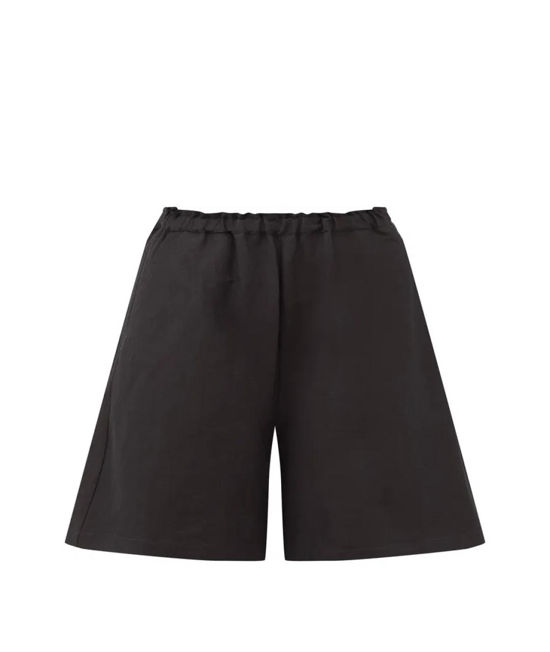 TOTEME Черные льняные шорты, фото 1