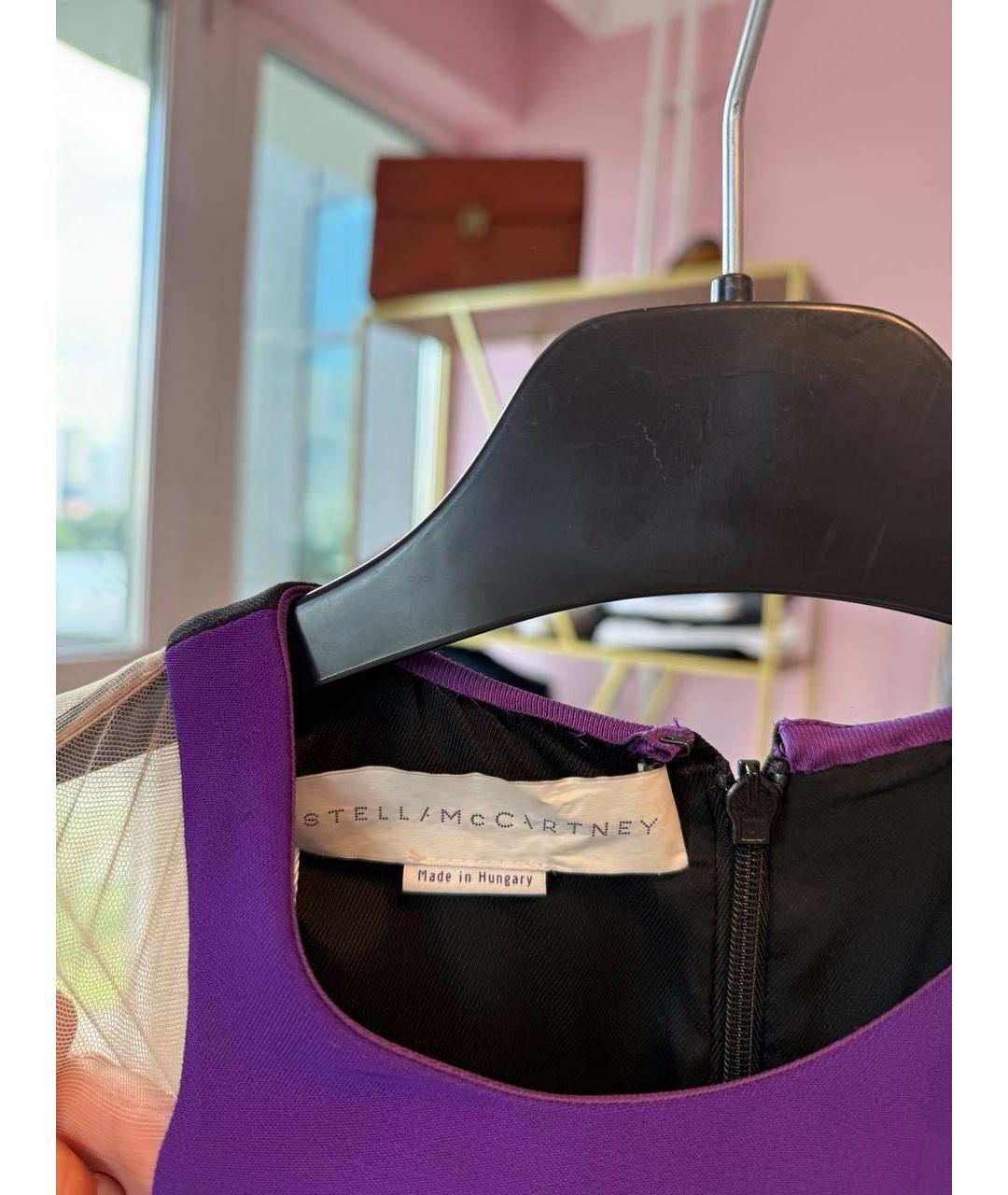 STELLA MCCARTNEY Фиолетовое платье, фото 4
