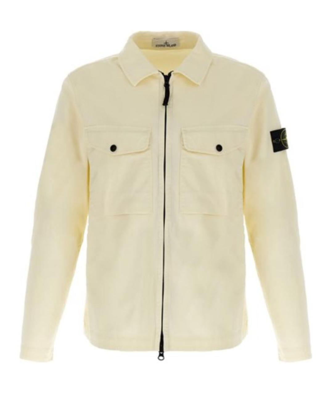 STONE ISLAND Белая куртка, фото 1