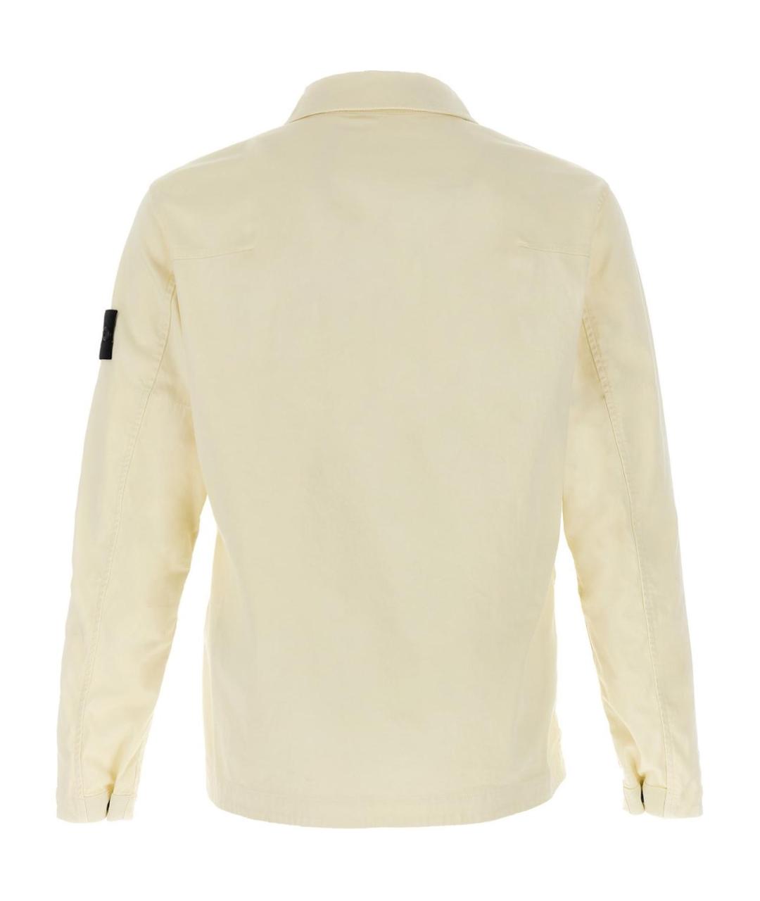 STONE ISLAND Белая куртка, фото 2