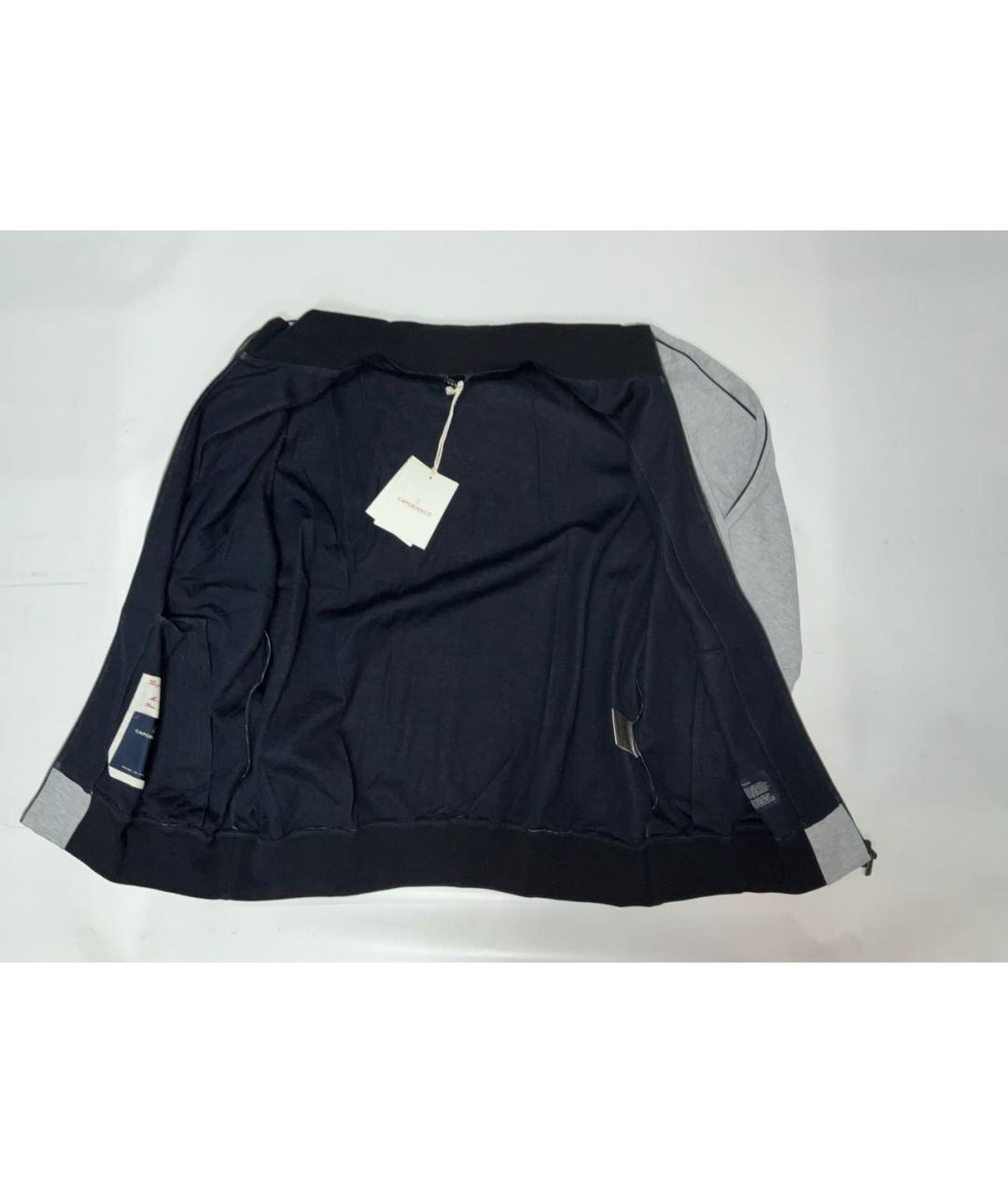 CAPOBIANCO Серый хлопковый спортивный костюм, фото 3