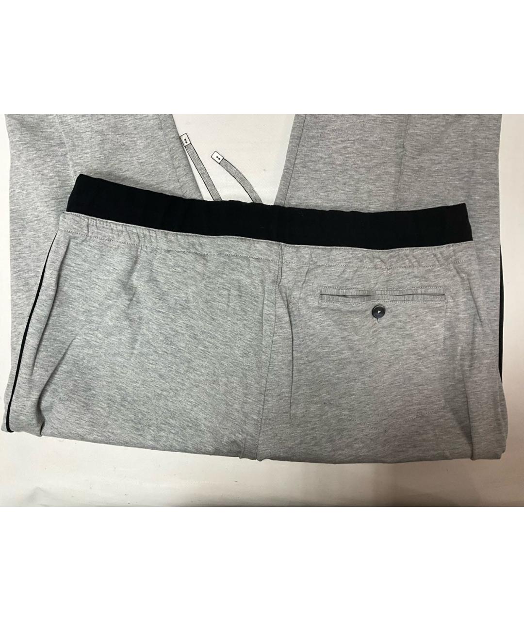 CAPOBIANCO Серый хлопковый спортивный костюм, фото 8