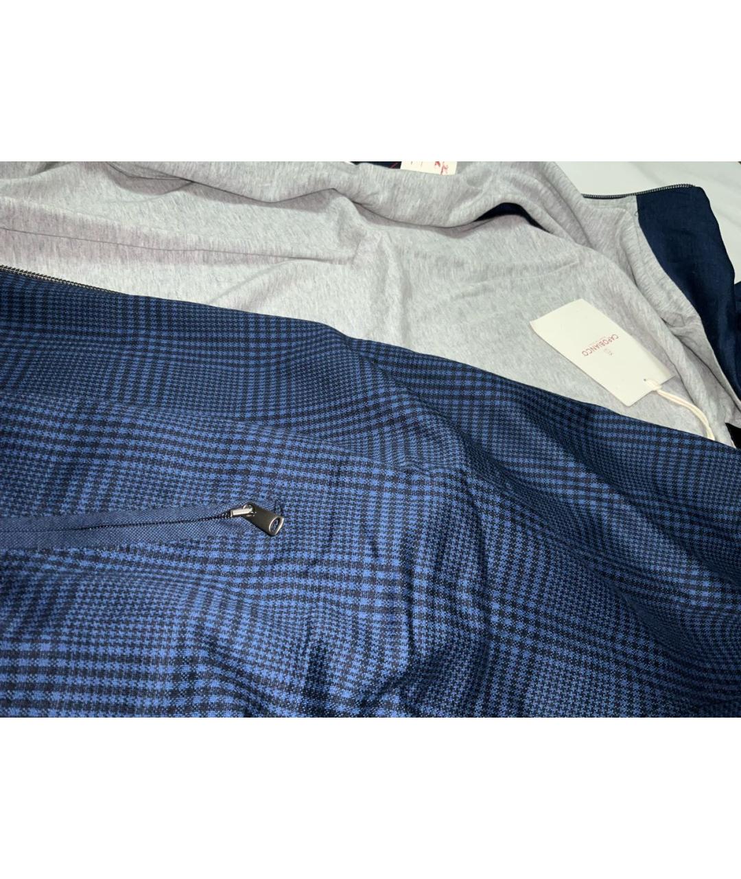 CAPOBIANCO Темно-синий хлопковый спортивный костюм, фото 4