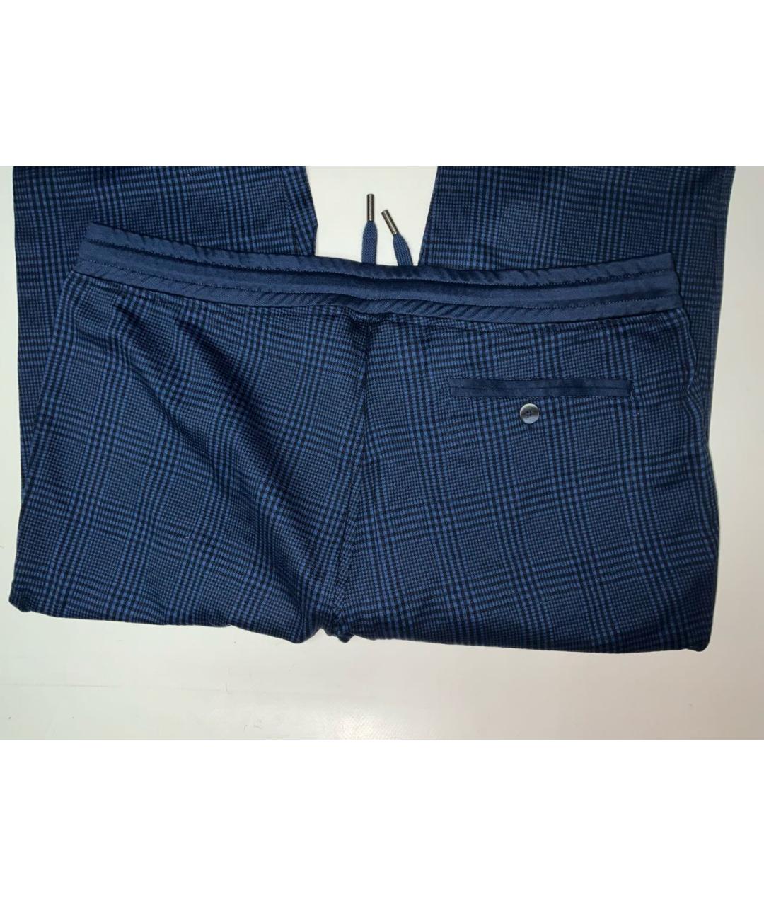 CAPOBIANCO Темно-синий хлопковый спортивный костюм, фото 7