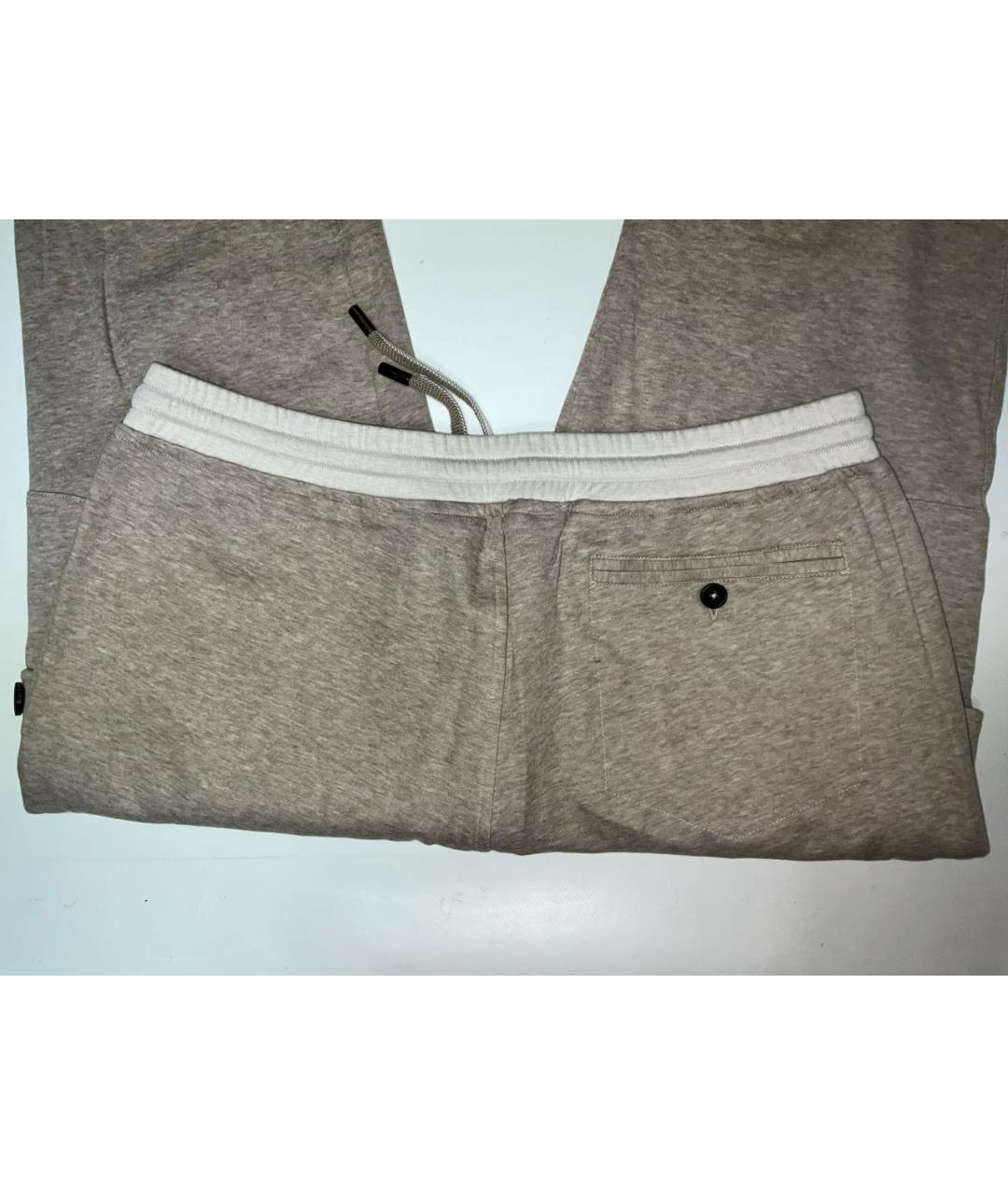 CAPOBIANCO Бежевый хлопковый спортивный костюм, фото 8