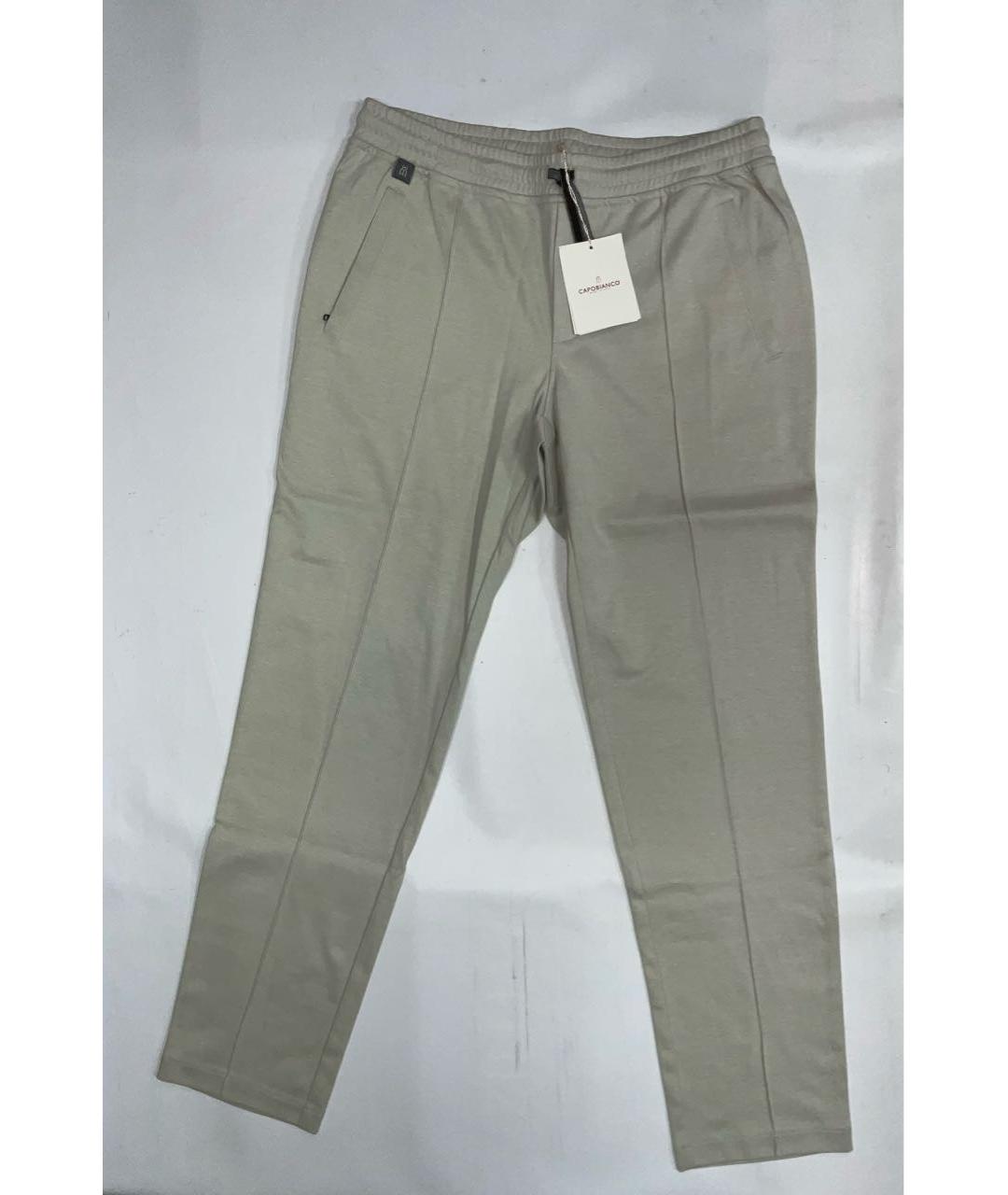 CAPOBIANCO Бежевый хлопковый спортивный костюм, фото 7