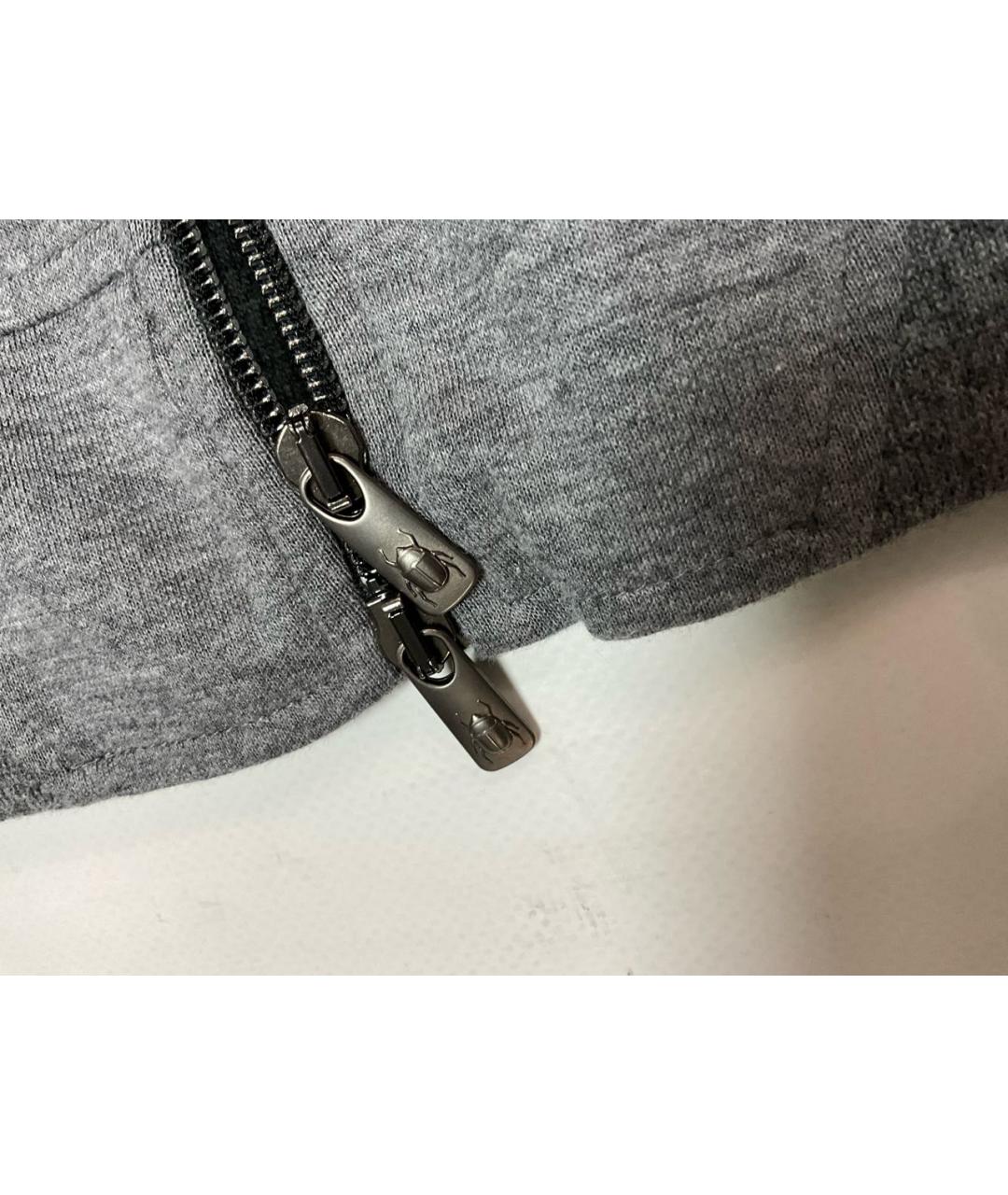 CAPOBIANCO Серый хлопковый спортивный костюм, фото 4