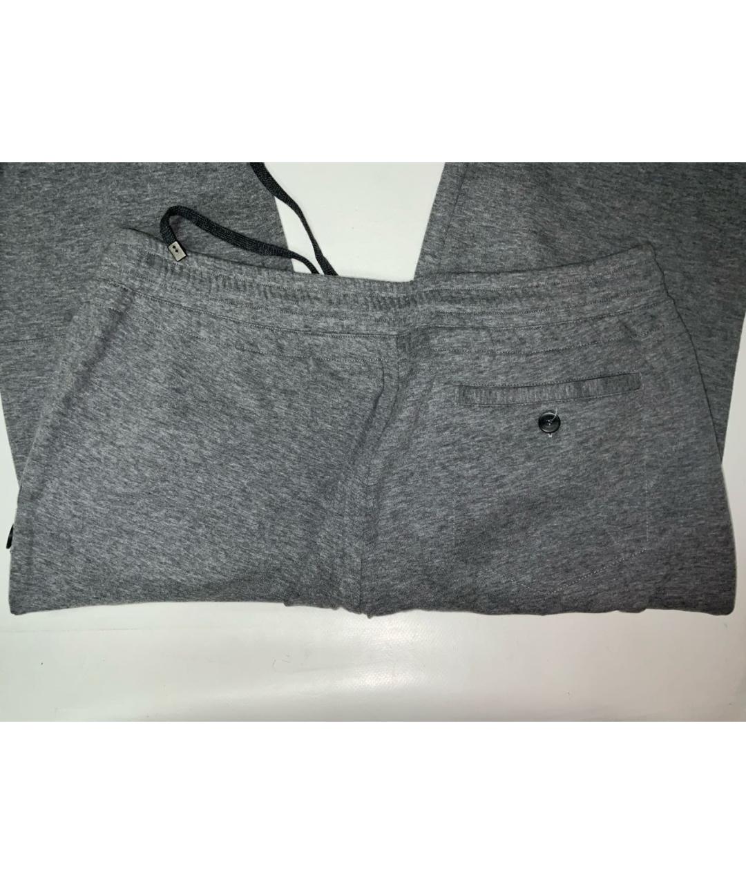 CAPOBIANCO Серый хлопковый спортивный костюм, фото 9