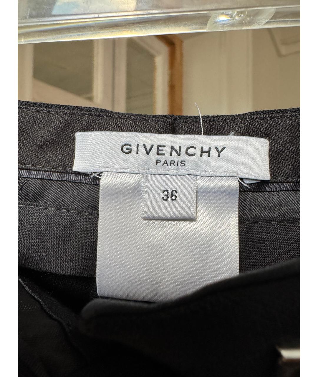 GIVENCHY Черные прямые брюки, фото 6