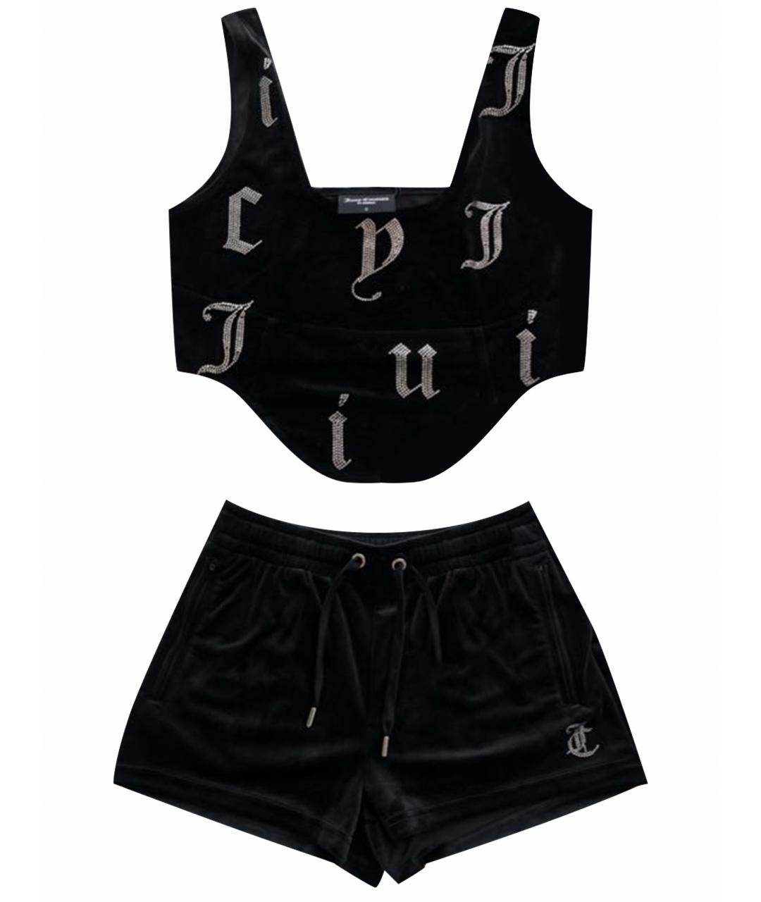 JUICY COUTURE Черный полиэстеровый спортивные костюмы, фото 1