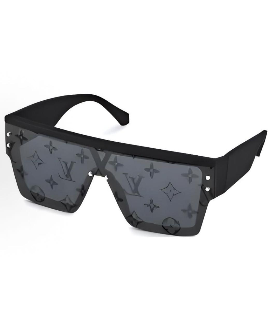 LOUIS VUITTON Черные пластиковые солнцезащитные очки, фото 2
