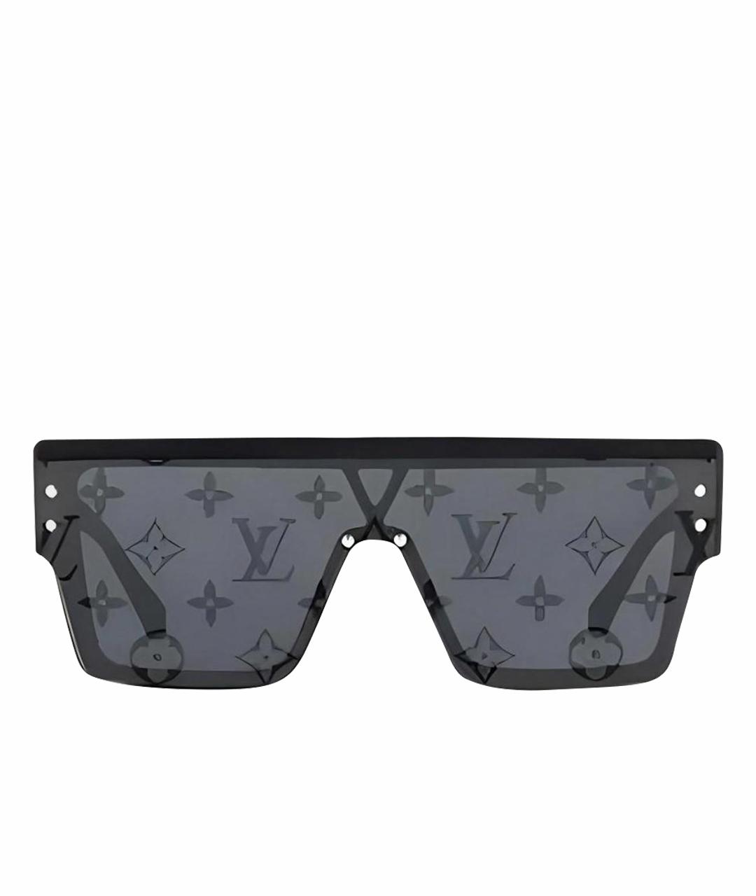 LOUIS VUITTON Черные пластиковые солнцезащитные очки, фото 5