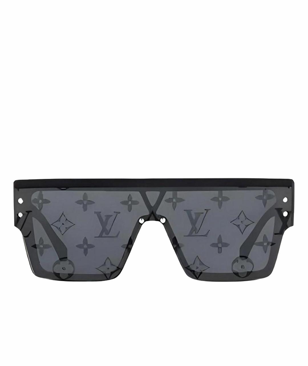 LOUIS VUITTON Черные пластиковые солнцезащитные очки, фото 1