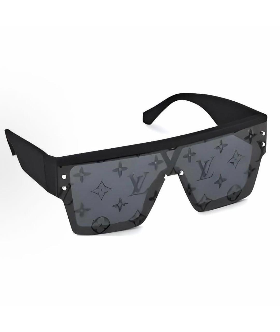 LOUIS VUITTON Черные пластиковые солнцезащитные очки, фото 3
