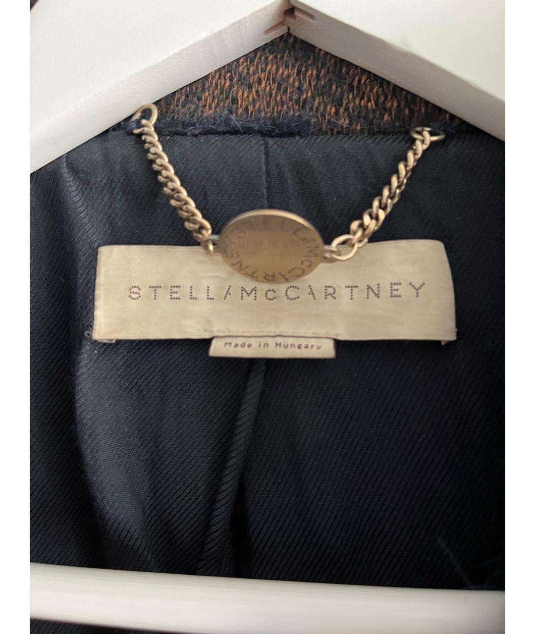 STELLA MCCARTNEY Коричневое шерстяное пальто, фото 3