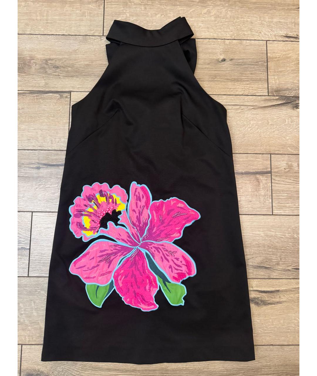 KATE SPADE Черное шелковое коктейльное платье, фото 9