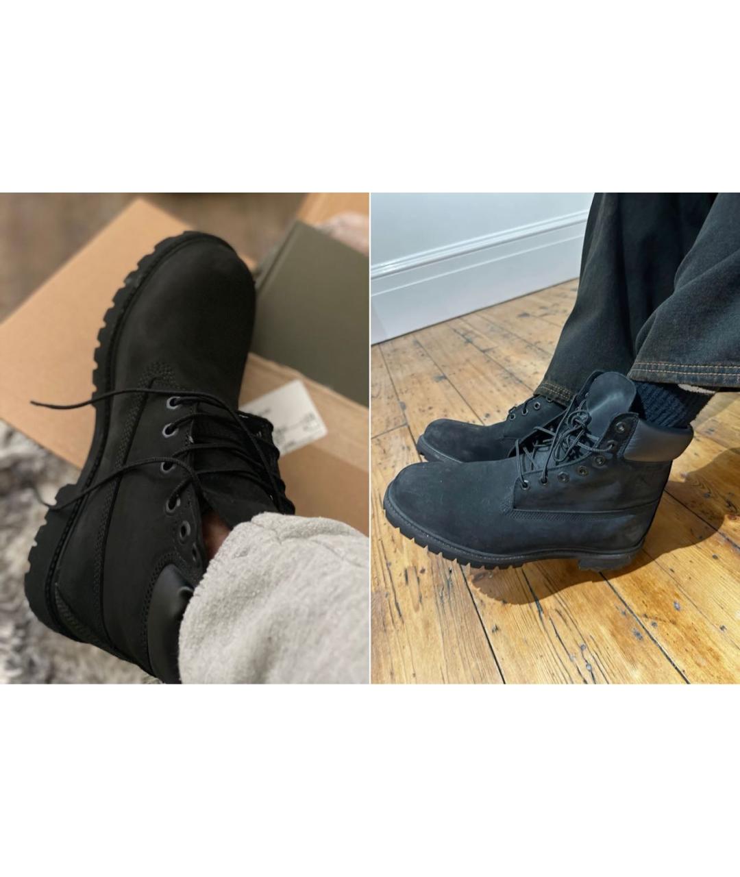 TIMBERLAND Черные нубуковые ботинки, фото 5