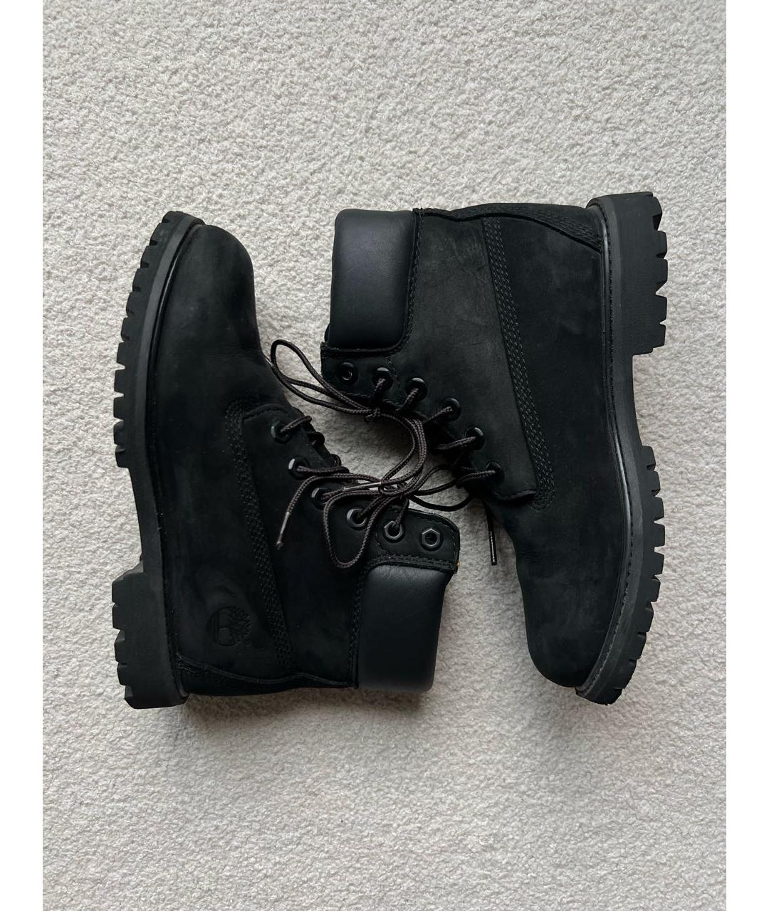 TIMBERLAND Черные нубуковые ботинки, фото 3