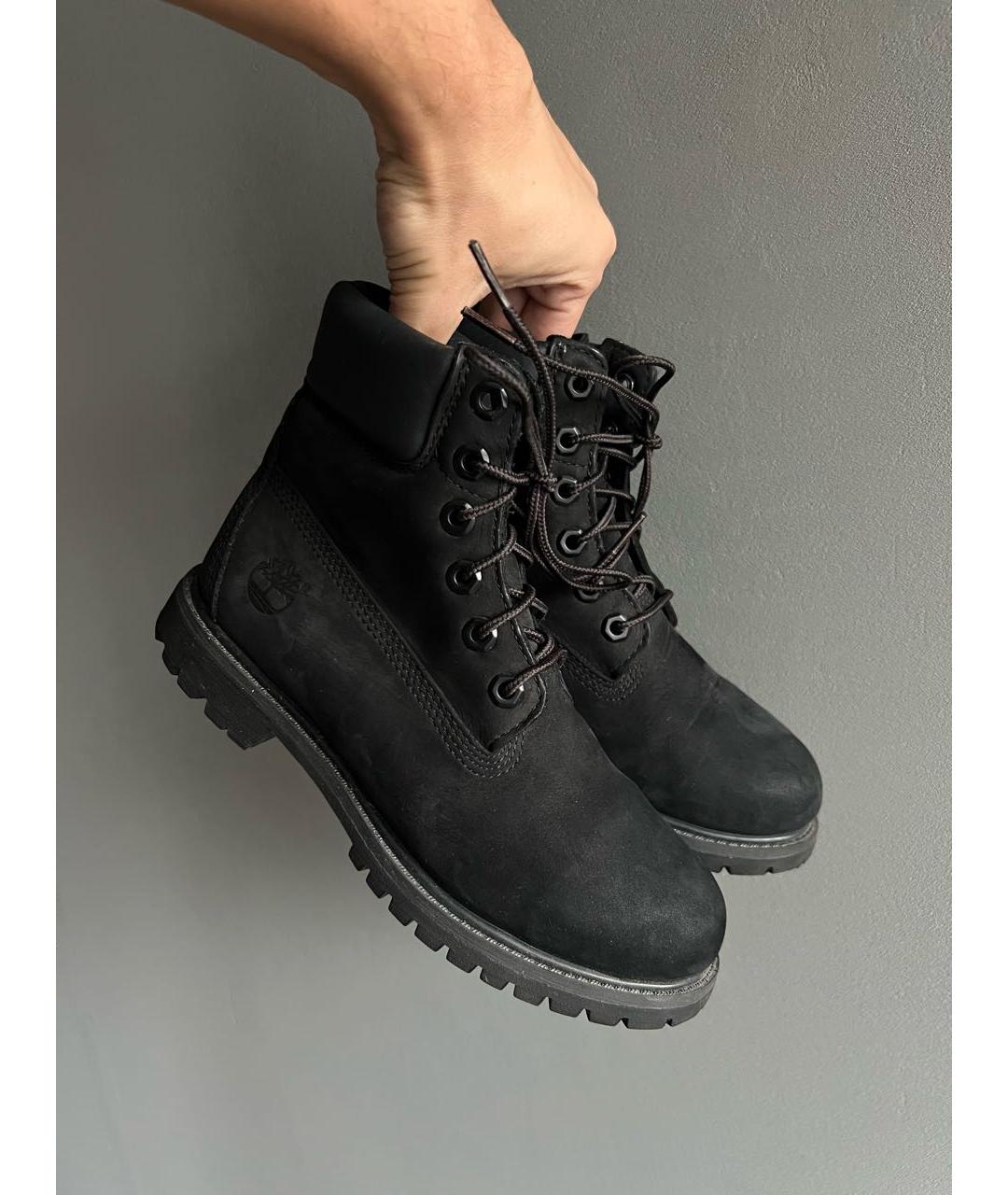 TIMBERLAND Черные нубуковые ботинки, фото 4