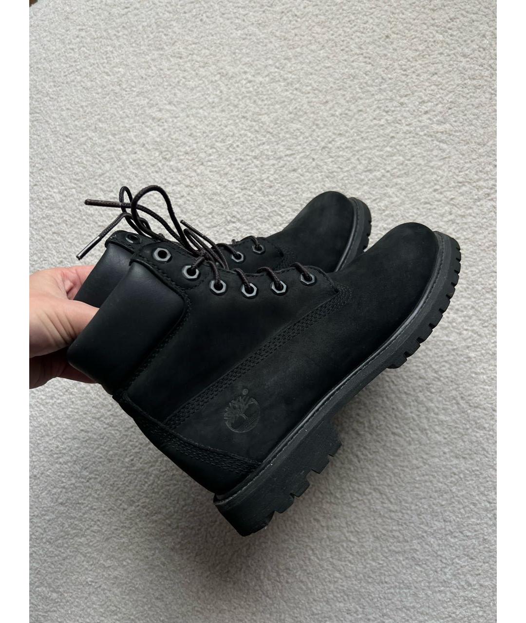 TIMBERLAND Черные нубуковые ботинки, фото 7