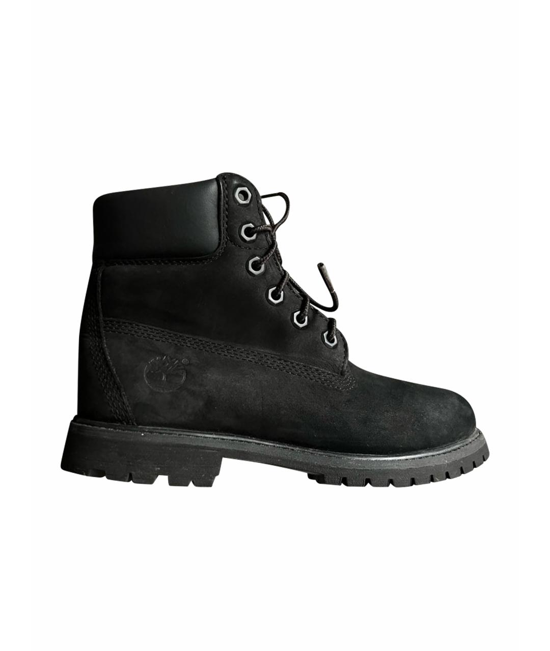 TIMBERLAND Черные нубуковые ботинки, фото 1