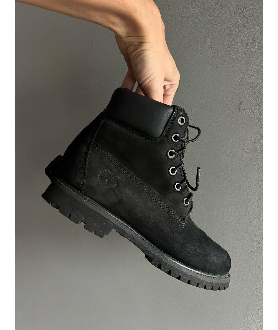 TIMBERLAND Черные нубуковые ботинки, фото 9