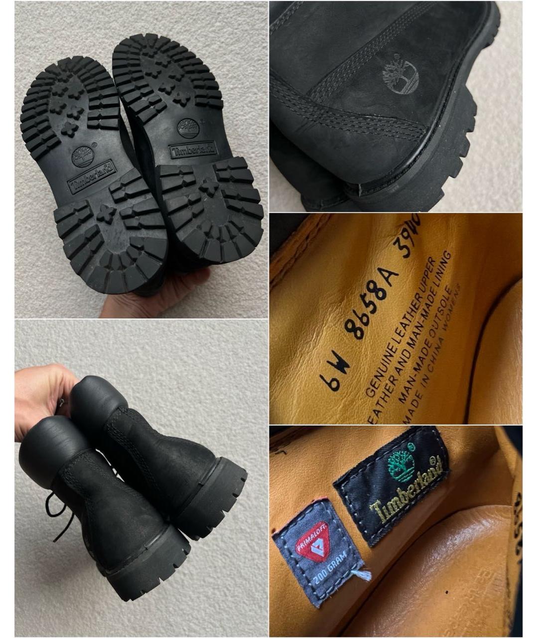 TIMBERLAND Черные нубуковые ботинки, фото 6