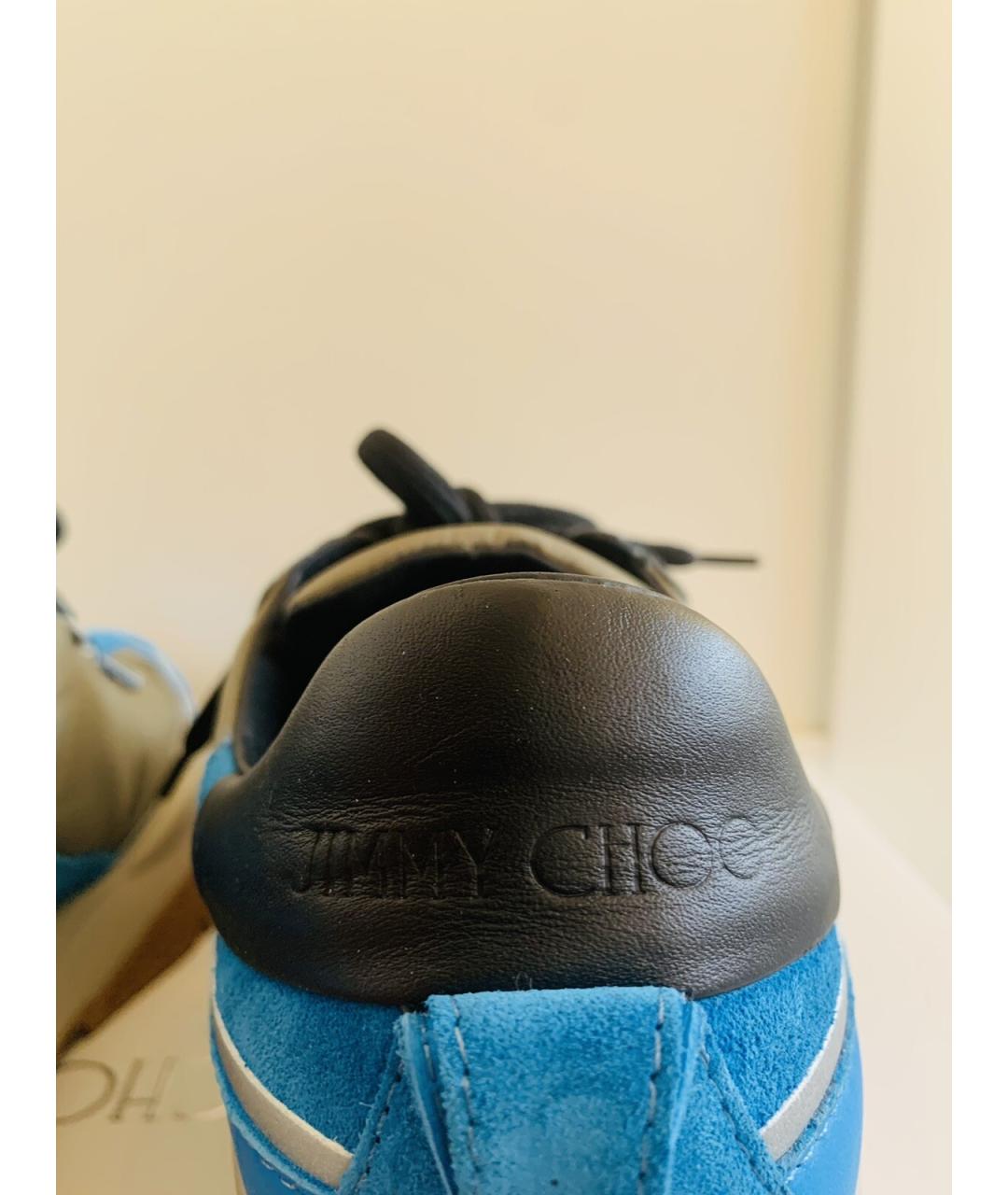 JIMMY CHOO Мульти кожаные кроссовки, фото 4