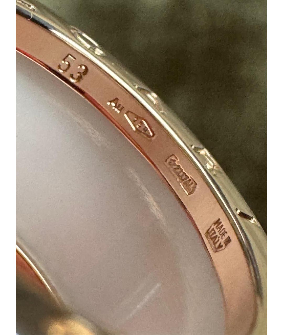 BVLGARI Белое кольцо из розового золота, фото 7