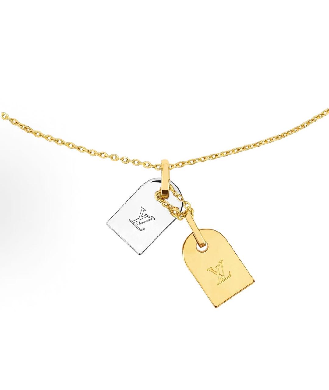 LOUIS VUITTON Золотая подвеска, фото 2