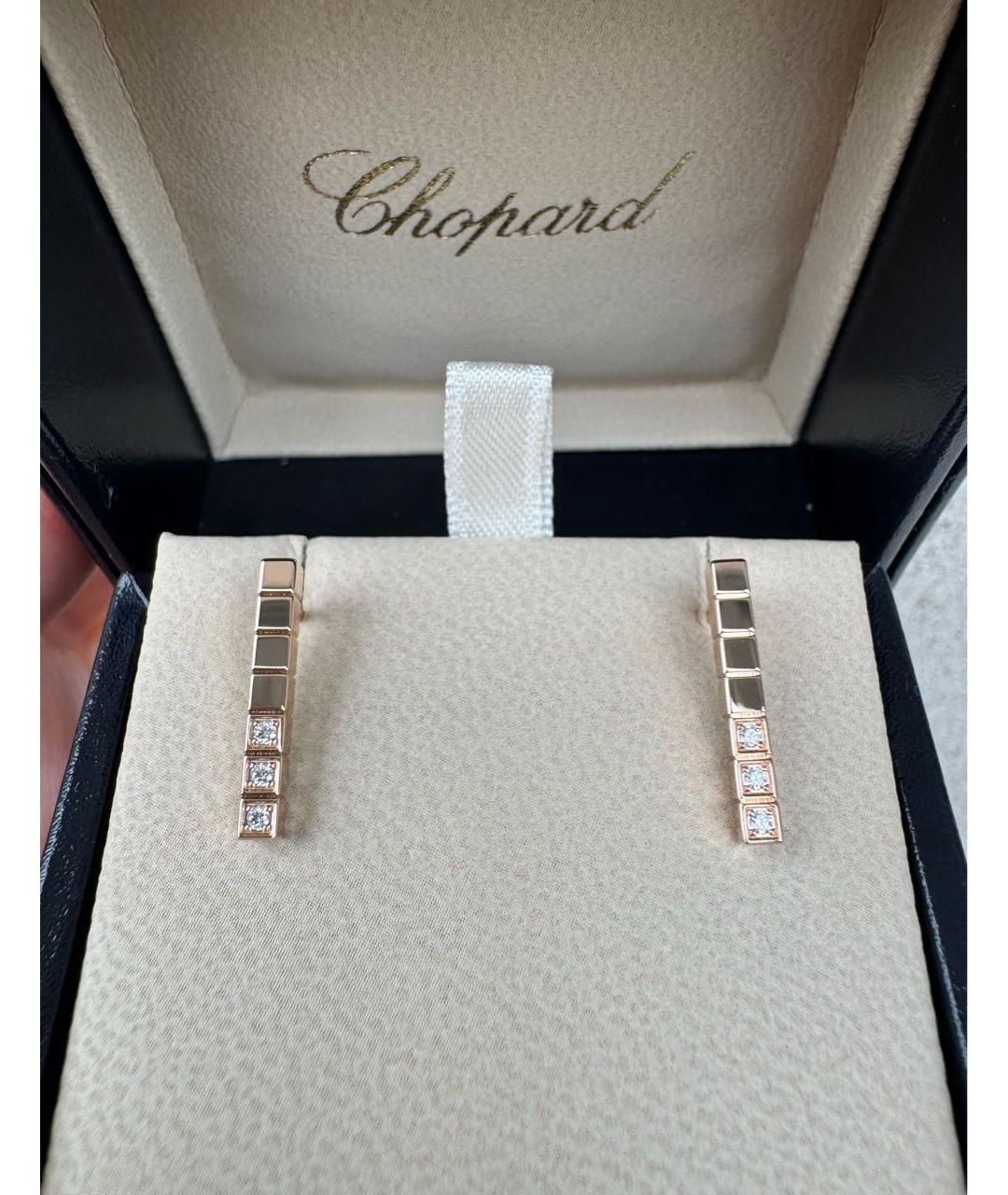 CHOPARD Золотые серьги из розового золота, фото 4