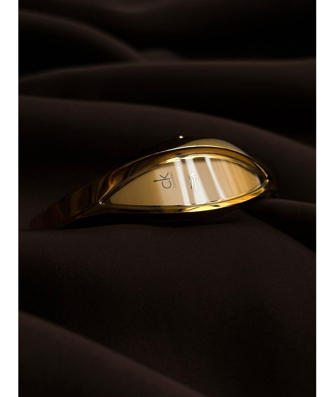 CALVIN KLEIN Золотые позолоченные часы, фото 3