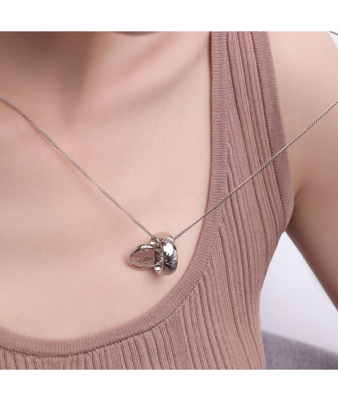 LOUIS VUITTON Серебряная подвеска, фото 4