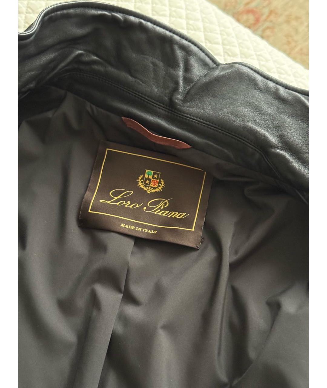 LORO PIANA Черная куртка, фото 5