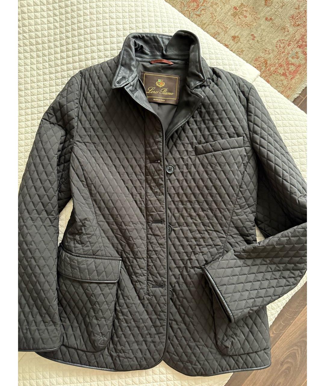 LORO PIANA Черная куртка, фото 8