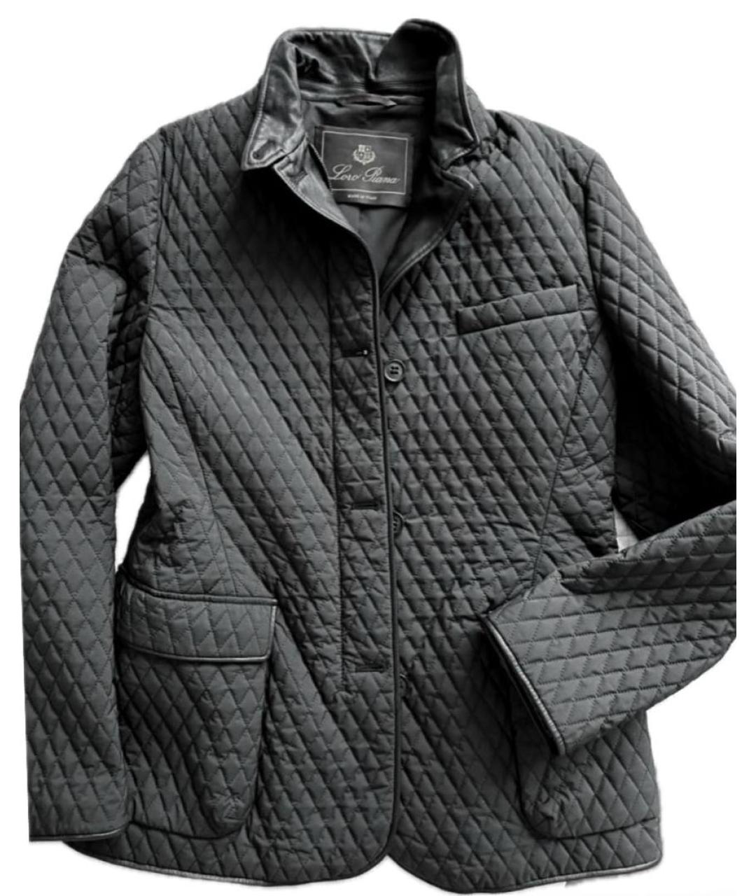 LORO PIANA Черная куртка, фото 1