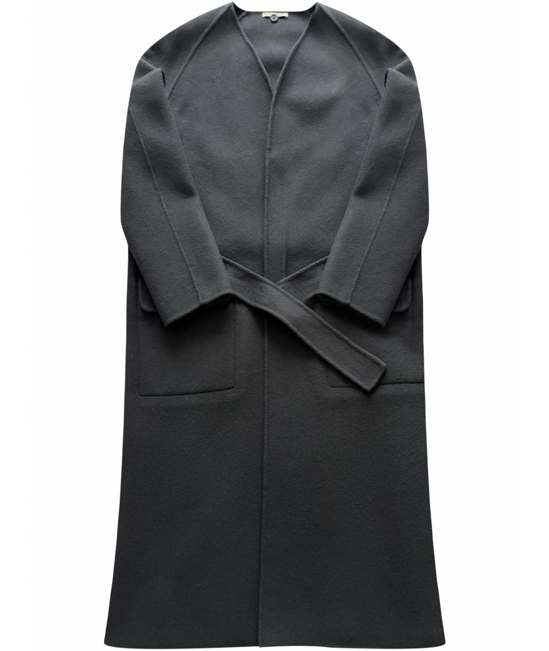 BOTTEGA VENETA Черное шерстяное пальто, фото 9