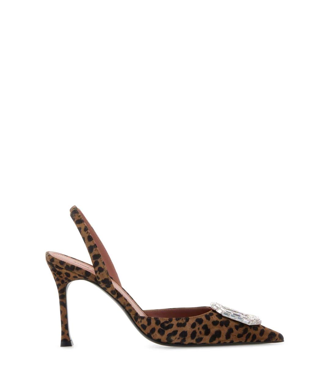 Amina Muaddi Мульти замшевые туфли, фото 1