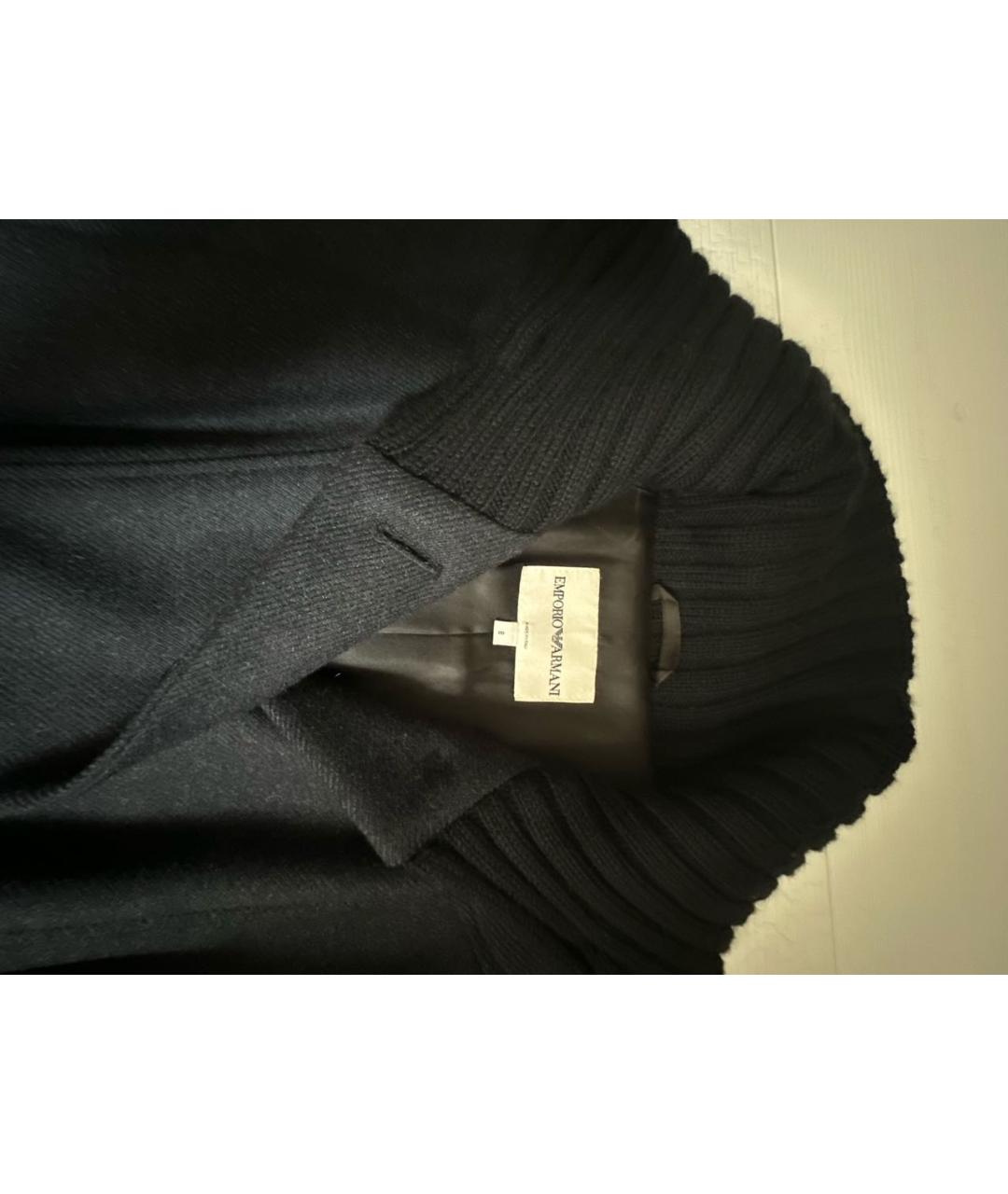 EMPORIO ARMANI Серое шерстяное пальто, фото 4