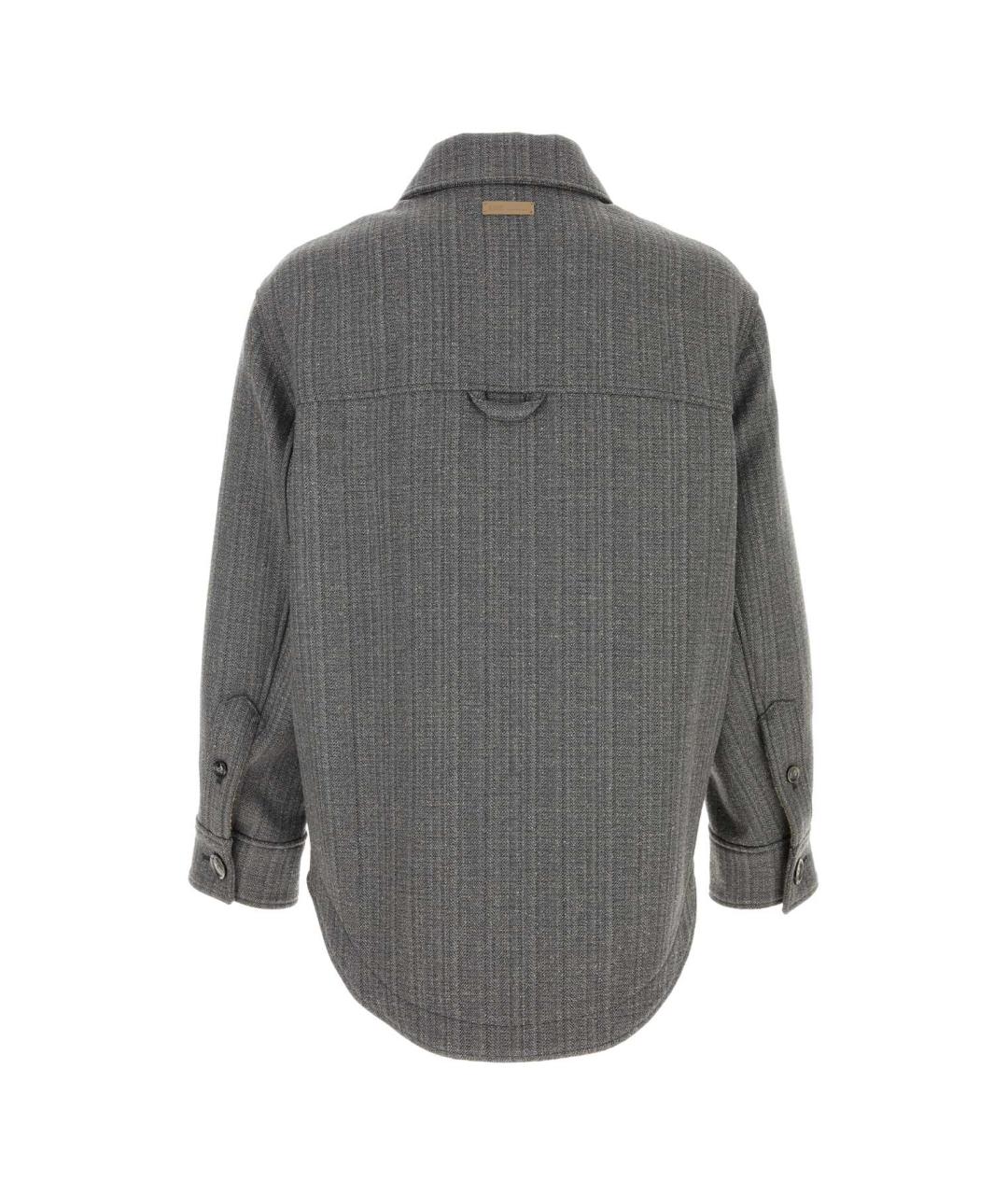 Ami Paris Серая шерстяная куртка, фото 2