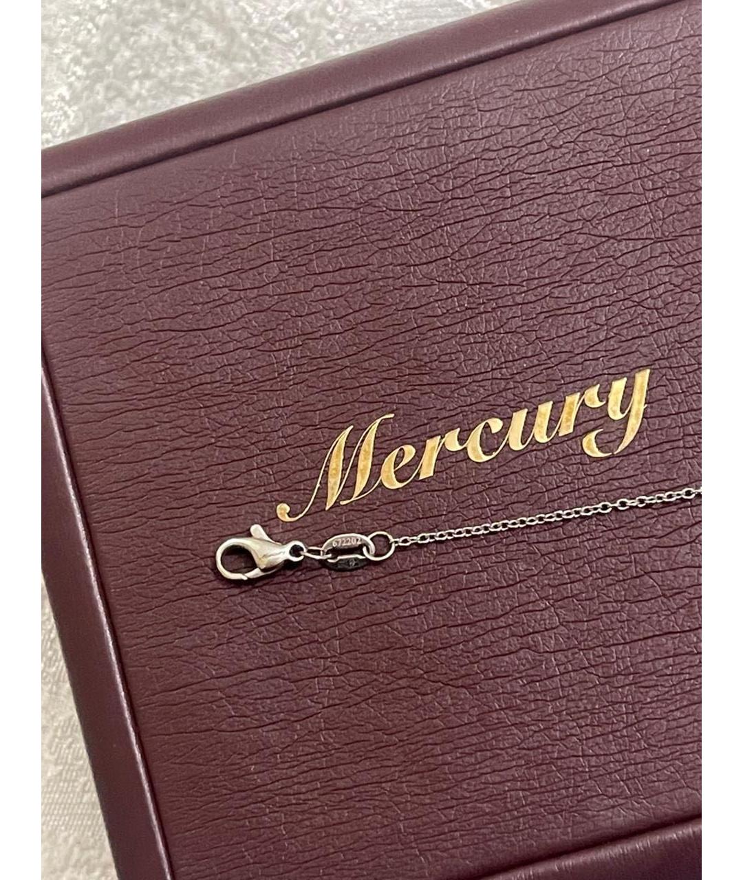 MERCURY Серебряное колье из белого золота, фото 3