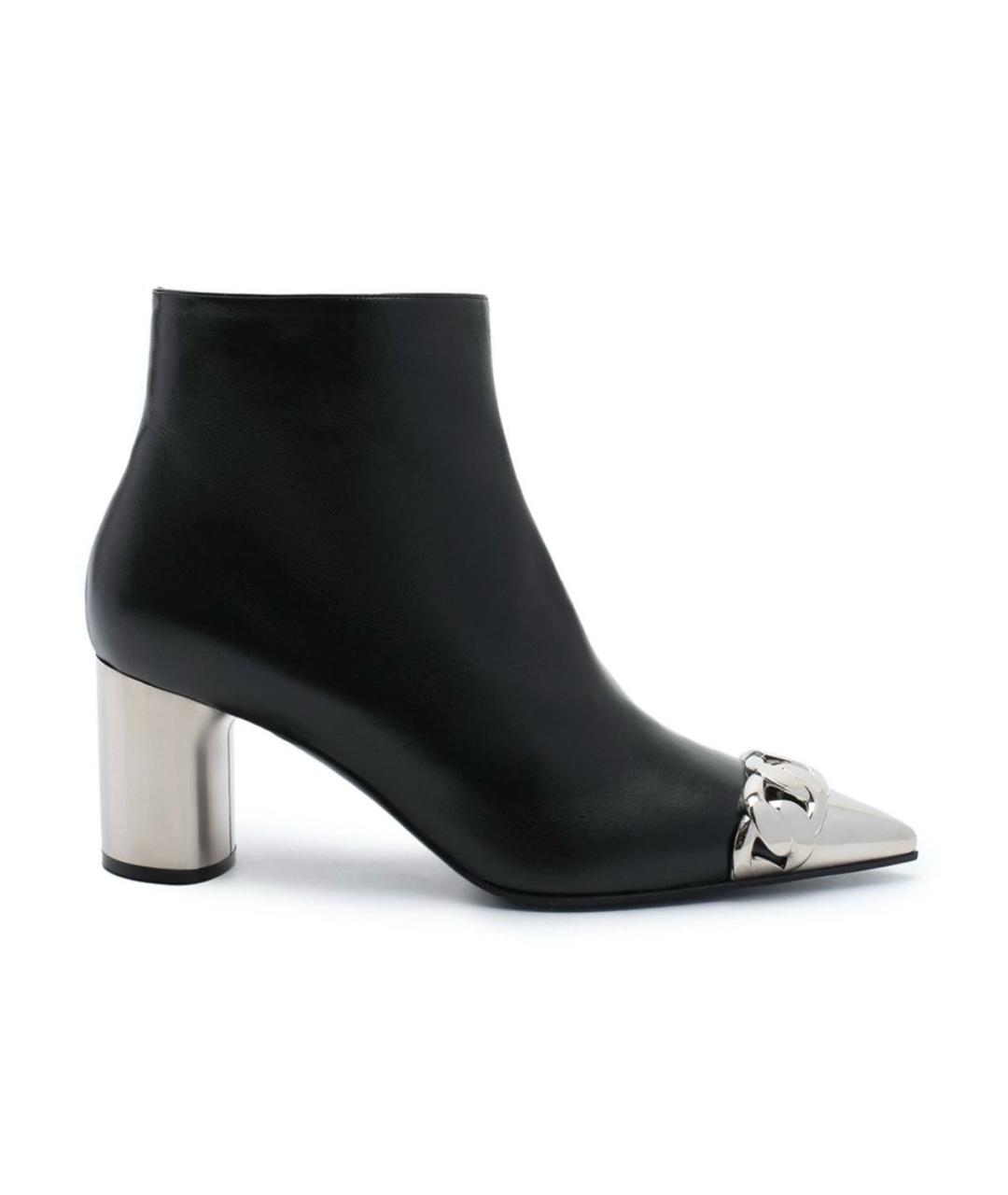 CASADEI Черные кожаные ботильоны, фото 1