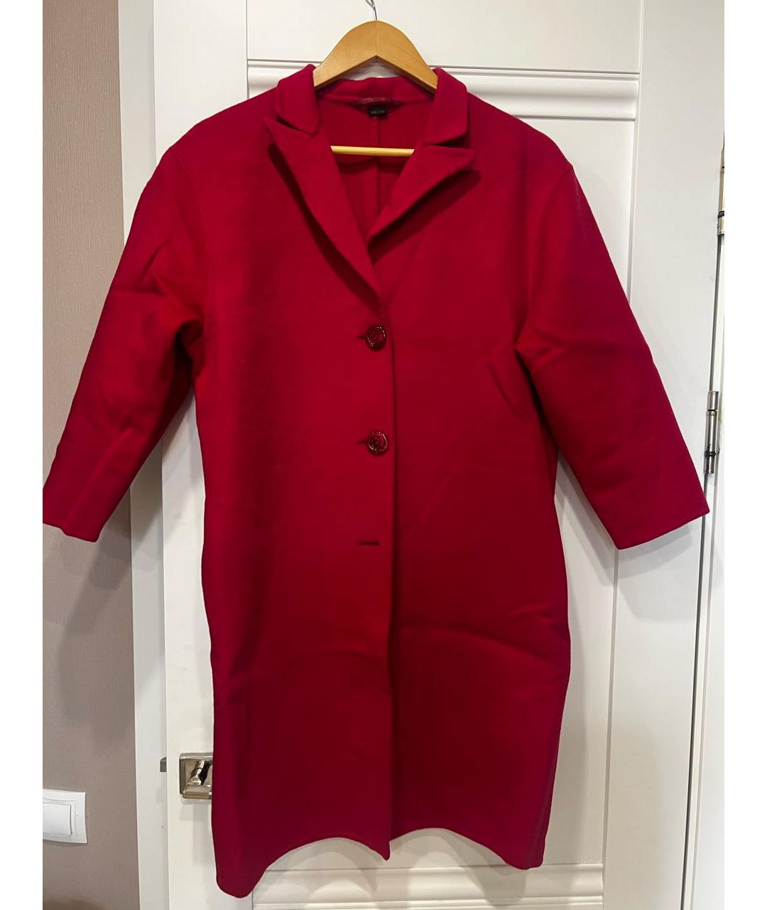 GUCCI Фуксия шерстяное пальто, фото 2