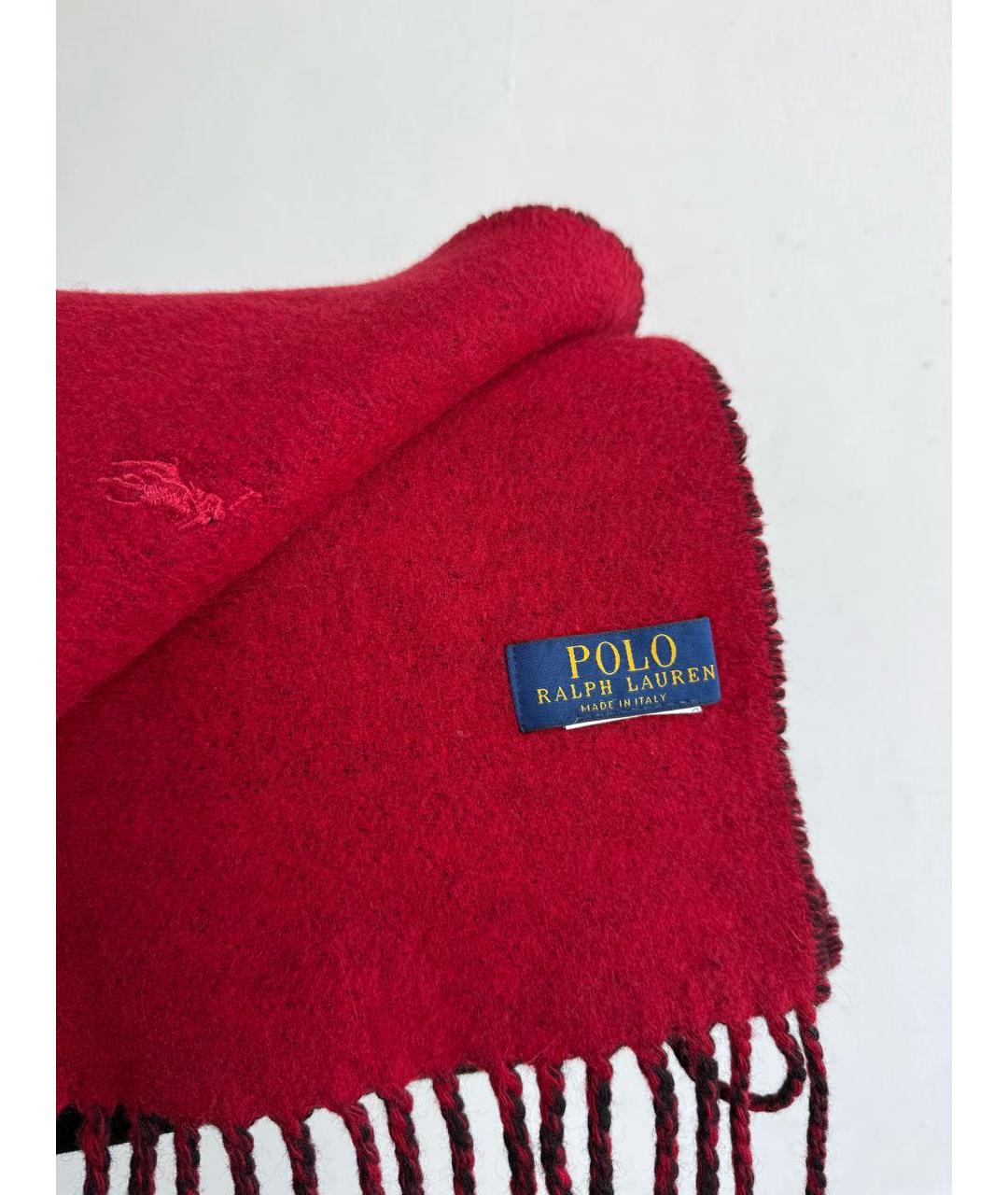POLO RALPH LAUREN Мульти шерстяной шарф, фото 5