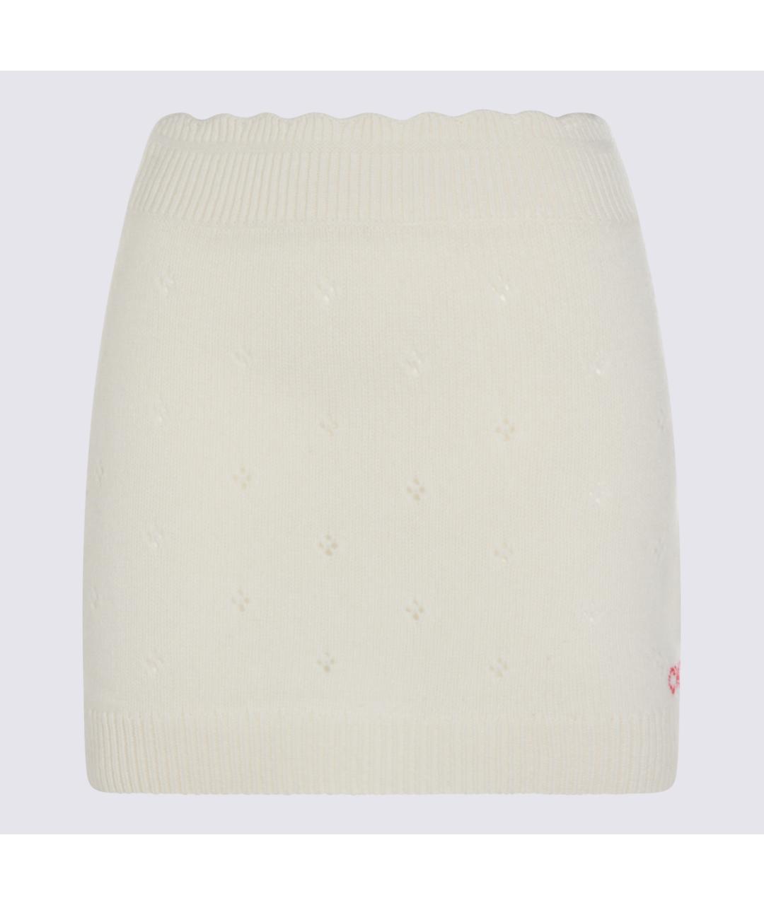 CHLOE Бежевая шерстяная юбка мини, фото 4