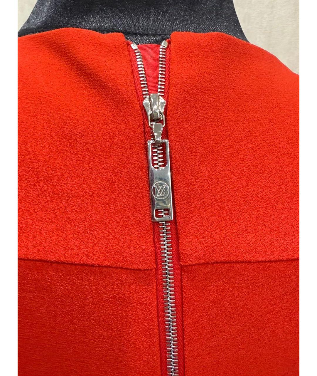 LOUIS VUITTON Красное коктейльное платье, фото 2