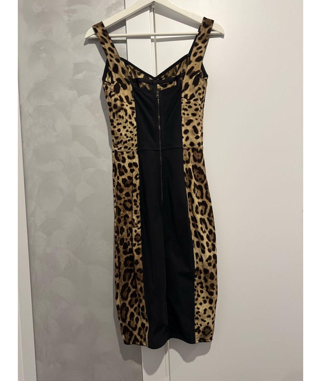 DOLCE&GABBANA Антрацитовое шелковое вечернее платье, фото 2